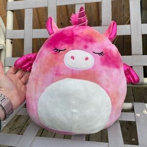 Henley the Tie Dye Alicorn Squishmallow Stuffed Animal